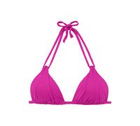 s.Oliver Beachwear Triangel-Bikini-Top Spain, mit Raffung und Doppelträger 40, Cup A/B rosa Damen Bikini Oberteile Bikinis Damenbademode 40, Cup A/B pink