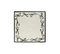 Tuch aus reiner Seide ONESIZE beige|schwarz 2173014.07D3.ONESIZE