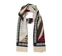 Tuch mit All-over-Print und Fransen ONESIZE creme 2166625.07D0.ONESIZE