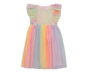 s.Oliver Tüllkleid mit Flügelarm 92 bunt