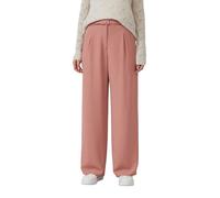 s.Oliver Black Label Damen Hose Twill mit Gürtel, High Rise, Wide Leg, Pink Gr. 46/REG