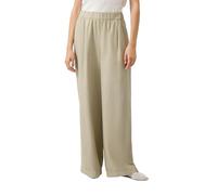 Twill-Hose mit Wide Leg und Bundfalte 42/REG beige 2174751.8167.42_REG