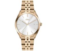 S.Oliver Uhr Damen Armbanduhr 36mm Edelstahlarmband Rosegold SO-3944-MQ