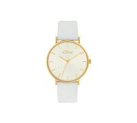 s.Oliver - Uhren creme|gold - Gr. - 22