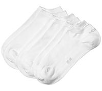s.Oliver Unisex 3er Pack Sneakersocken mit weichem Bund Damen & Herren Füßlinge, Gr. 39-42, Weiß (01 white)