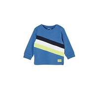 s.Oliver Unisex - Baby Langarmshirt mi Diagonalstreifen blue 50/56