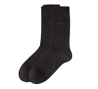 s.Oliver Unisex - Erwachsene Socke 2 er Pack, S20001, Gr. 43-46, Schwarz (05 black)