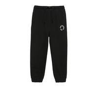 Jogginghose aus Sweat mit kleinem Print-Detail 92 schwarz