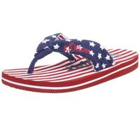 s.Oliver Unisex-Kinder Casual Zehentrenner, Rot (Red Comb 597)