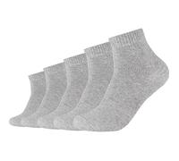 s.Oliver Unisex-Kurzsocken 5 Paar 43 - 46 grau