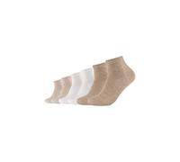s.Oliver Kurzsocken Unisex 6er Pack nature melange Gr. 39/42