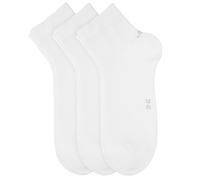 s.Oliver Unisex 3er Pack Sneakersocken, Weiß (01 white), 43-46