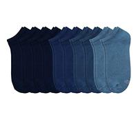 s.Oliver Unisex Sneakersocken 10er-Pack – blau (navy), Gr. 43-46 – 68% Baumwolle