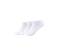 s.Oliver Unisex 3er Pack Sneakersocken mit weichem Bund Damen & Herren Füßlinge, Gr. 39-42, Weiß (01 white)