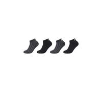 s.Oliver Unisex Sneakersocken 4er Pack 35/38 black