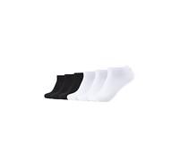 Sneakersocken S.OLIVER "Sneakersocken 6er Pack" Gr. 39/42, schwarz-weiß (black white) Damen Socken (91723555-39) black white