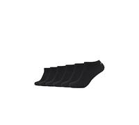 s.Oliver Sneakersocken originals – 6er Pack Bio-Baumwolle, schwarz, Größe 35-38