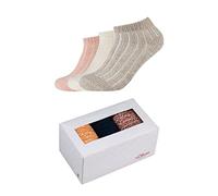 s.Oliver Unisex Sneakersockenbox 3er Pack 39/42 offwhite melange