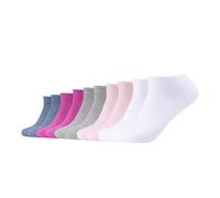 s.Oliver Unisex Socken, 10er Pack - Sneaker, einfarbig Pastell 35-38