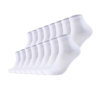 s.Oliver Unisex Socken, 16er Pack - Quarter, einfarbig Weiß / 39-42 39-42 Weiß