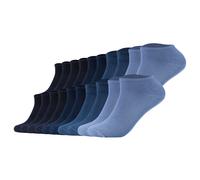 s.Oliver Unisex Socken, 20er Pack - Sneaker, einfarbig 35-38 Blau