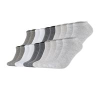 s.Oliver Unisex Socken, 20er Pack - Sneaker, einfarbig Grau/Weiß (Mix) / 39-42 39-42 Mehrfarbig