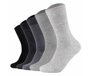 s.Oliver Unisex Socken, 5er Pack - Essentials Socks in Box, Kurzsocken, Geschenkbox, einfarbig Schwarz/Grau / 35-38 35-38 Mehrfarbig
