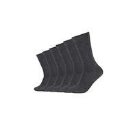 Socken S.OLIVER "Socken 6er Pack", Damen, Gr. 43-46, grau (anthrazit), 80% Baumwolle, 17% Polyamid, 3% Elasthan, uni, Socken Socken (17067419-43) anthrazit