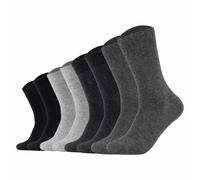 s.Oliver RED LABEL Socken mit elastischem Rippenbündchen im 6er-Pack in Anthrazit Melange, Größe 39-42