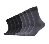 s.Oliver Unisex Socken, 8er Pack - Kurzsocken, einfarbig Grau / 39-42 39-42 Grau