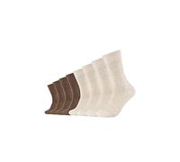 s.Oliver Unisex Socken Herren und Damen Formbeständig und langlebig Baumwolle weicher Bund 8er Pack 39/42 nature melange