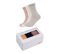 s.Oliver Unisex Sockenbox 3er Pack 35/38 offwhite melange