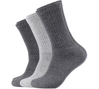 s.Oliver Unisex-Sportsocken 3 Paar 43 - 46 grau/hellgrau