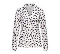 s.Oliver Damen Lange Schlafhose mit Streifenprint schmales Bein