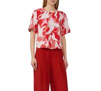 Verkürzte Bluse aus strukturiertem Viskosemix 36 rot 2163676.30A1.36