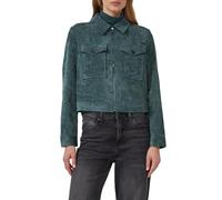 Verkürzte Cordjacke mit aufgesetzten Brusttaschen 46 petrol 2170187.6933.46