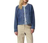 Verkürzte Denimjacke mit aufgesetzten Taschen 34 blau 2163782.55Z1.34