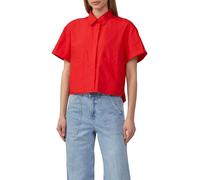 s.Oliver Verkürzte Hemdbluse im Relaxed Fit mit aufgesetzten Taschen