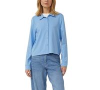 Verkürzte Jerseybluse mit Elastikbund hinten 42 blau 2174961.5141.42