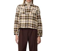 s.Oliver Verkürzte Karo-Jacke aus Bouclé