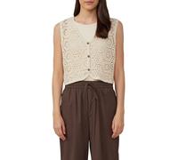 Verkürzte Weste aus Häkelspitze L Beige 2166279.8105.L