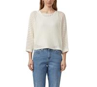 s.Oliver Verkürzter Ajour-Strickpullover in Oversize mit Fledermausärmeln