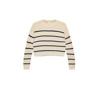 s.Oliver Junior Strickpullover Verkürzter Boxy-Schnitt Mädchen Gestreift 100% Polyacryl Gr. 170/176