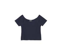 Verkürztes Off-Shoulder-Shirt im Slim Fit 158/164 blau 2164714.5952.158_164