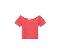 Verkürztes Ripp-Shirt mit Off-Shoulder-Ausschnitt 134/140 pink 2177992.4290.134_140