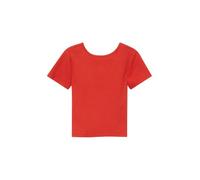 Verkürztes Rippshirt mit Rückendetail 104/110 rot 2179343.3211.104_110