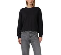 Verkürztes Sweatshirt im Relaxed Fit aus Baumwollmix 34 schwarz 2175927.9999.34