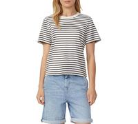 Verkürztes T-Shirt aus Interlockjersey 44 braun|creme 2166284.88G1.44