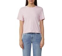Verkürztes T-Shirt aus Interlockjersey uni pink 2161660.4101.44
