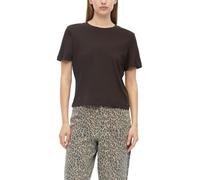 Verkürztes T-Shirt aus Interlockjersey 38 braun 2161660.8944.38